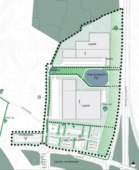 Illustrationsplan. Kilde: Haderslev Kommune